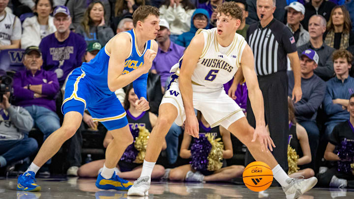Hannes Steinbach looks for a shot against UCLA in Seattle.
