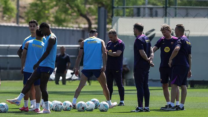 Fc Barcelona Training And Press Conference - Laliga Ea Sports