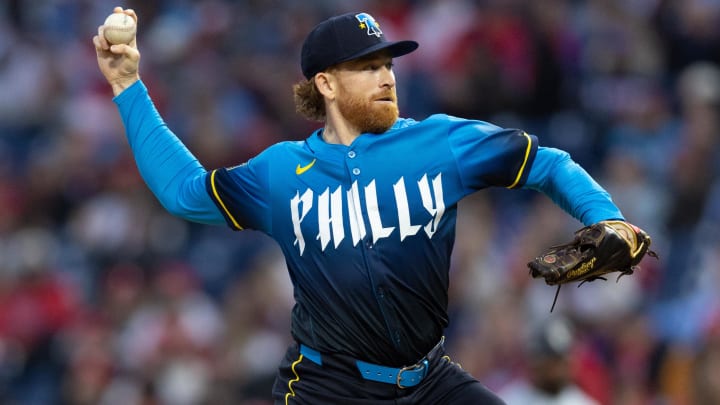 Apr 19, 2024; Philadelphia, Pennsylvania, USA; Philadelphia Phillies pitcher Spencer Turnbull (22) Apr 19, 2024; Philadelphia, Pennsylvania, USA; Philadelphia Phillies pitcher Spencer Turnbull (22)