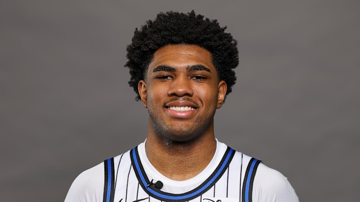 Orlando Magic guard Jase Richardson poses for a picture during Magic-Media Day. Orlando Magic guard Jase Richardson poses for a picture during Magic-Media Day.