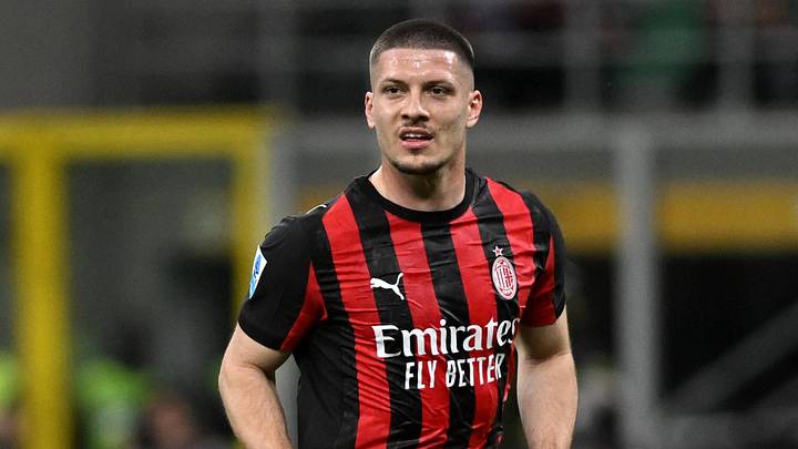 Luka Jovic, AC Milán. Luka Jovic, AC Milán.