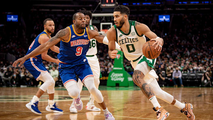 Jayson Tatum and Andre Iguodala.
