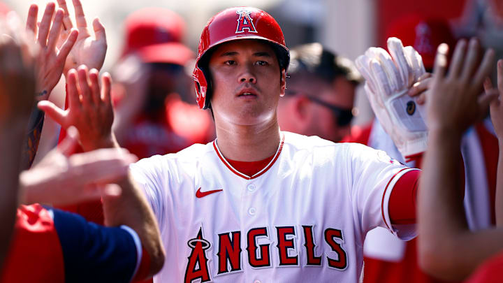 Texas Rangers v Los Angeles Angels