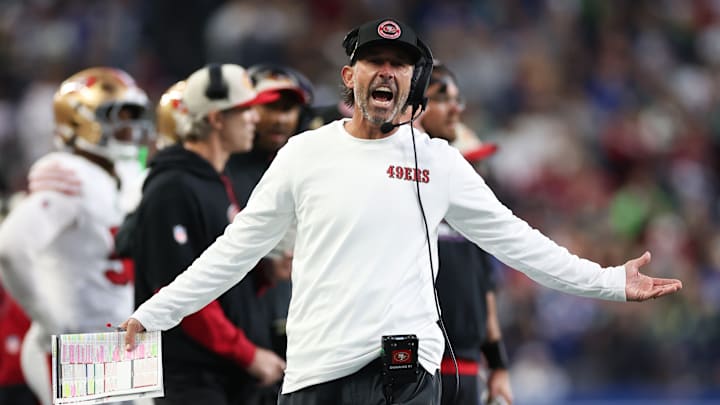 San Francisco 49ers head coach Kyle Shanahan San Francisco 49ers head coach Kyle Shanahan