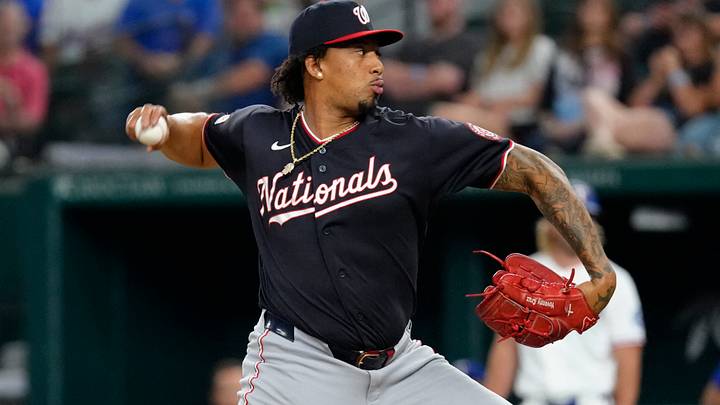 Washington Nationals pitcher Yovanny Cruz Washington Nationals pitcher Yovanny Cruz
