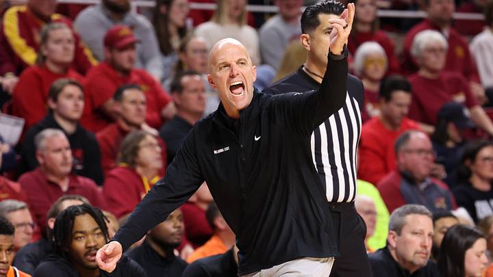 Oklahoma State Cowboys head basketball coach Steve Lutz.