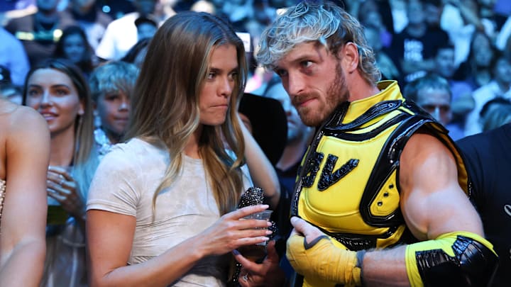 Logan Paul and fiance Nina Agdal