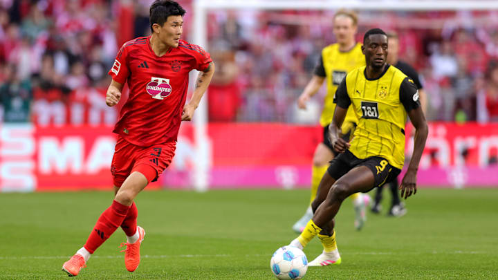 Min-jae Kim im Duell mit Serhou Guirassy