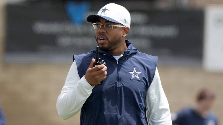 Dallas Cowboys defensive coordinator Christian Parker. Dallas Cowboys defensive coordinator Christian Parker.