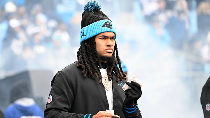 Carolina Panthers running back Jonathon Brooks (24) walk on to the field before the game at Bank of America Stadium. Mandatory Credit: Bob Donnan-Imagn Images Carolina Panthers running back Jonathon Brooks (24) walk on to the field before the game at Bank of America Stadium. Mandatory Credit: Bob Donnan-Imagn Images