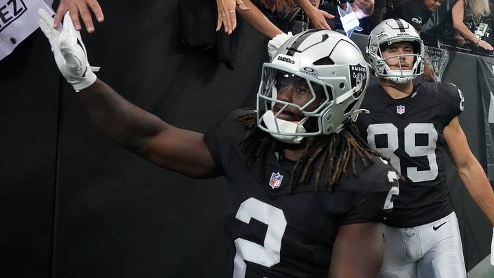 Aug 13, 2026; Paradise, Nevada, USA; Las Vegas Raiders running back Ashton Jeanty (2) and tight end Brock Bowers (89) enter the field against the Arizona Cardinals at Allegiant Stadium. Mandatory Credit: Kirby Lee-Imagn Images Aug 13, 2026; Paradise, Nevada, USA; Las Vegas Raiders running back Ashton Jeanty (2) and tight end Brock Bowers (89) enter the field against the Arizona Cardinals at Allegiant Stadium. Mandatory Credit: Kirby Lee-Imagn Images