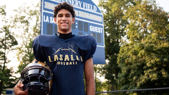 La Salle's 2025 football roster includes standouts like wide receiver Joey O'Brien. La Salle's 2025 football roster includes standouts like wide receiver Joey O'Brien.