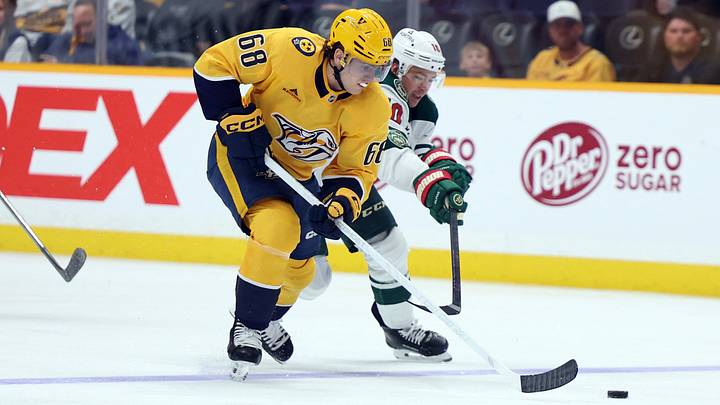 Nashville Predators left wing Zachary L'Heureux Mandatory Credit: Alan Poizner-Imagn Images Nashville Predators left wing Zachary L'Heureux Mandatory Credit: Alan Poizner-Imagn Images