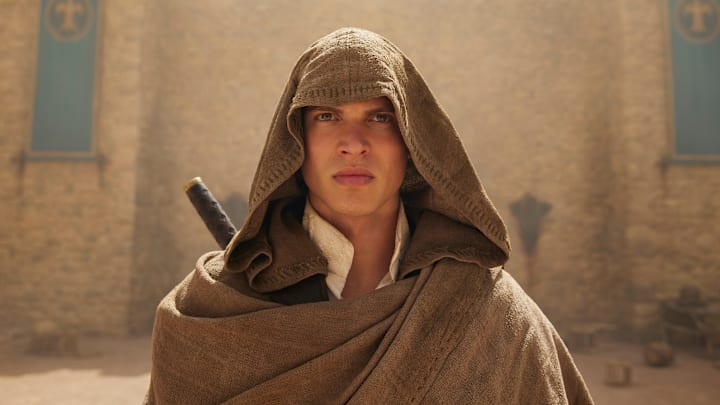 Rand al'Thor played by Josha Stradowski in The Wheel of Time season 2. Image: Prime Video.