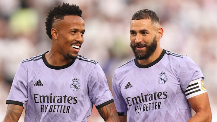 Militao y Karim Benzema
