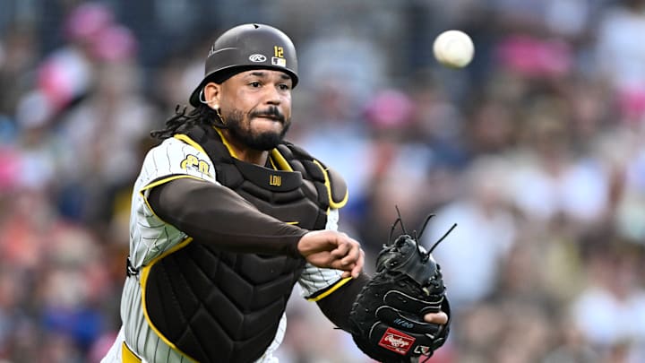 San Diego Padres catcher Luis Campusano
