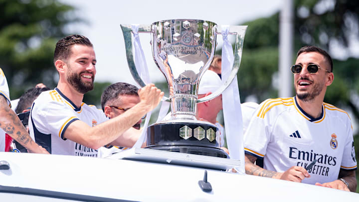 Real Madrid Celebrate Winning The LaLiga Title