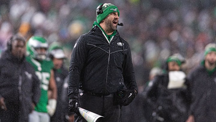 Nov 26, 2023; Philadelphia, Pennsylvania, USA; Philadelphia Eagles head coach Nick Sirianni during