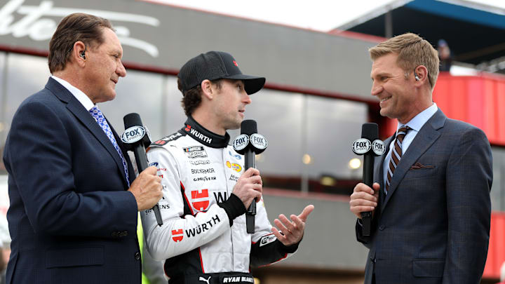 Chris Myers, Ryan Blaney, Clint Bowyer, NASCAR