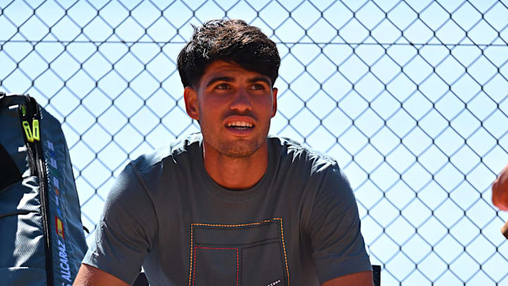 Carlos Alcaraz is gearing up for an important clay court season. Carlos Alcaraz is gearing up for an important clay court season.