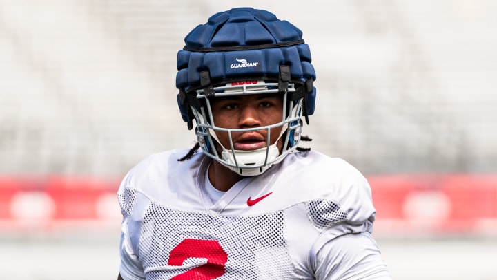 Ole Miss Rebels defensive lineman Walter Nolen during spring practice