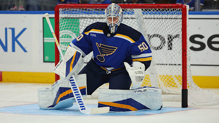Jordan Binnington - Tampa Bay v St Louis Blues