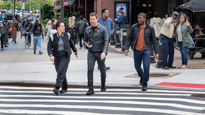 “The Circle Game” - The Fugitive Task Force hunts down a rogue government operative group that is planning a domestic terror attack. Also, the team prepares for big changes, on the series finale of FBI: MOST WANTED, Tuesday, May 20 (10:00-11:00 PM, ET/PT) on the CBS Television Network, and streaming on Paramount+ (live and on demand for Paramount+ with SHOWTIME subscribers, or on demand for Paramount+ Essential subscribers the day after the episode airs). Pictured (L-R): Keisha Castle-Hughes as