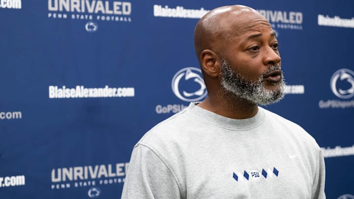 Penn State football cornerbacks coach and associate head coach Terry Smith