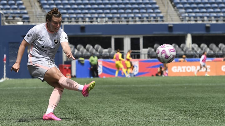 Savannah McCaskill looks forward to the rivalry match against the San Diego Wave.