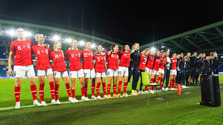 Austria vs Noruega, en fase de grupos Austria vs Noruega, en fase de grupos