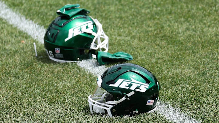 NY Jets helmets