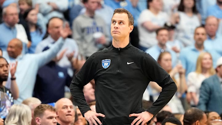 Duke basketball head coach Jon Scheyer Duke basketball head coach Jon Scheyer