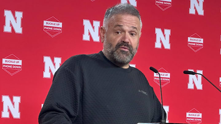 Nebraska coach Matt Rhule discusses the first week of 2026 spring practices. Nebraska coach Matt Rhule discusses the first week of 2026 spring practices.