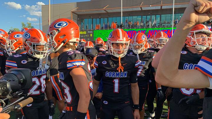 Bishop Gorman prepares to take the field against St. John Bosco on Friday, August 21 in Las Vegas. Bishop Gorman prepares to take the field against St. John Bosco on Friday, August 21 in Las Vegas.