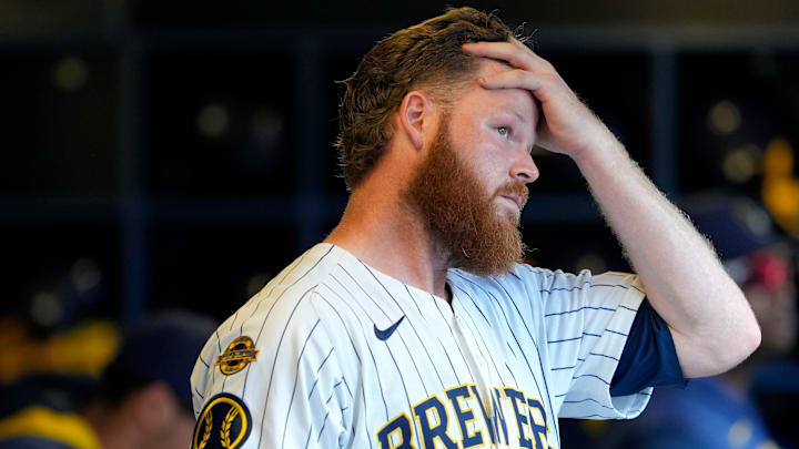 Milwaukee Brewers pitcher Brandon Woodruff. Milwaukee Brewers pitcher Brandon Woodruff.