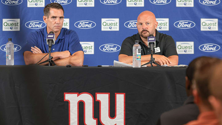 Schoen (left) and Dabol (right) might see their jobs depend on the 2025 season. Will that affect their draft decisions?