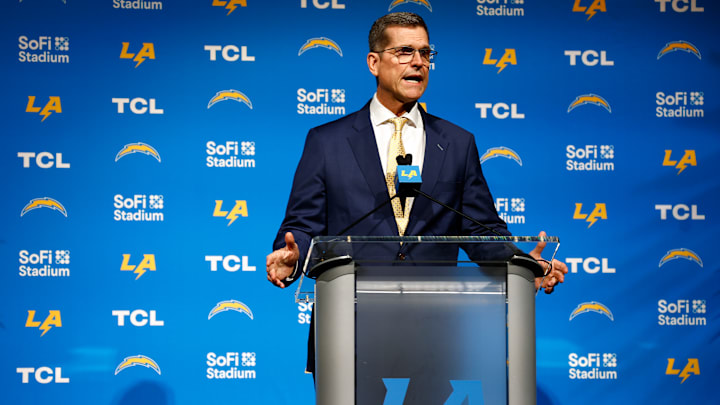 Los Angeles Chargers Introduce Jim Harbaugh As Head Coach