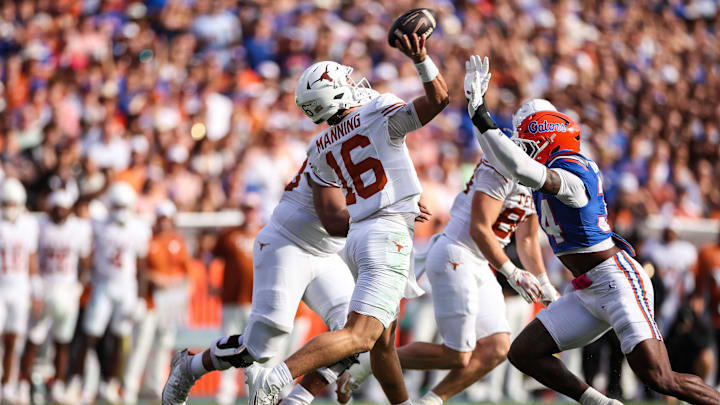 Arch Manning, George Gumbs Jr, Texas v Florida