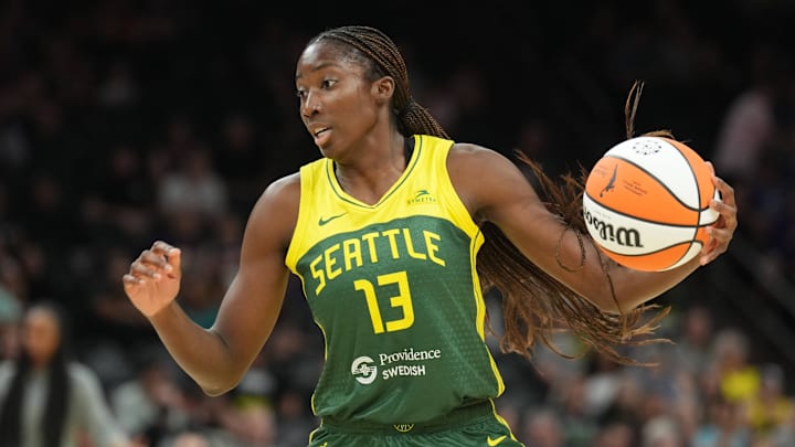 Seattle Storm center Ezi Magbegor.