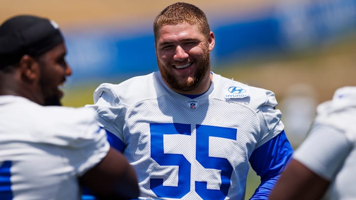 Los Angeles Rams OTA Offseason Workout, Braden Fiske