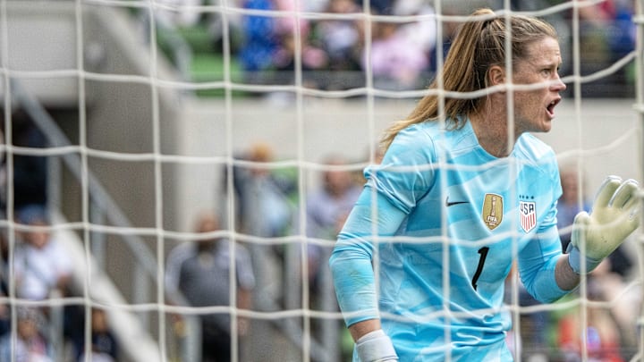 Alyssa Naeher will play her final games for the USWNT over the next week.