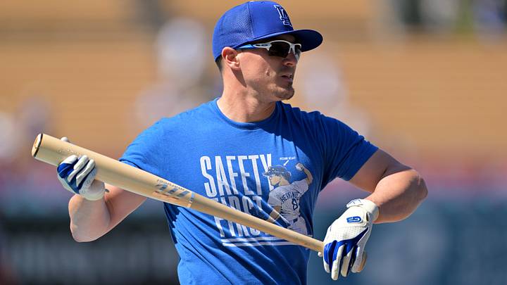 May 25, 2026; Los Angeles, California, USA; Los Angeles Dodgers second baseman Enrique Hernandez (8) takes batting practice prior to the game against the the Colorado Rockies at Dodger Stadium. Mandatory Credit: Jayne Kamin-Oncea-Imagn Images May 25, 2026; Los Angeles, California, USA; Los Angeles Dodgers second baseman Enrique Hernandez (8) takes batting practice prior to the game against the the Colorado Rockies at Dodger Stadium. Mandatory Credit: Jayne Kamin-Oncea-Imagn Images