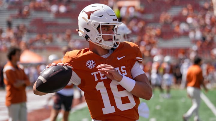 Arch Manning faces a ton of pressure coming into the 2025 football season at the helm of the Texas Longhorns offense. Arch Manning faces a ton of pressure coming into the 2025 football season at the helm of the Texas Longhorns offense.
