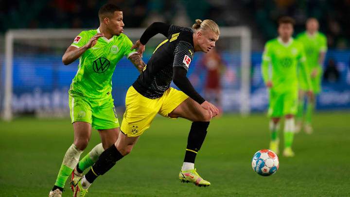 Borussia Dortmund de Haaland pega o Wolfsburg na Bundesliga
