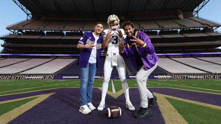 Caden Jones on. his recent visit to the UW. Caden Jones on. his recent visit to the UW.