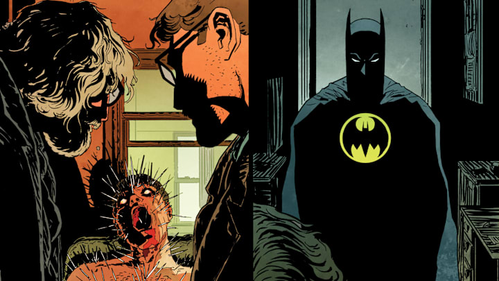 Batman: Dark Patterns #1 interior art by Hayden Sherman and Tríona Farrell. Image courtesy DC Comics