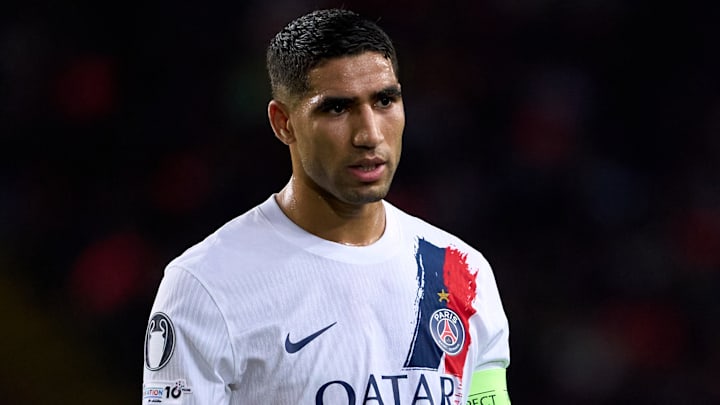 Achraf Hakimi a brillé avec le PSG face au Barça. Achraf Hakimi a brillé avec le PSG face au Barça.