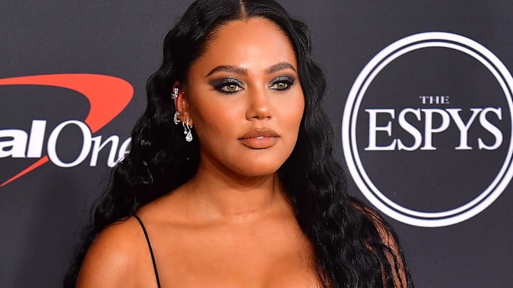 Ayesha Curry arrives at the Red Carpet for the 2022 ESPY at Dolby Theater.