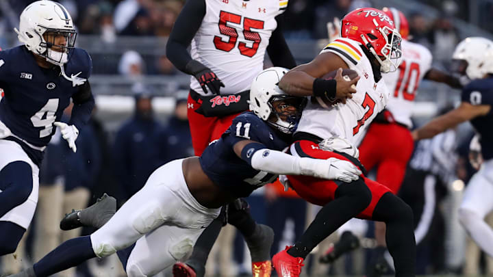Penn State Nittany Lions defensive end Abdul Carter (11)
