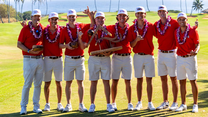 UNLV Men's Golf Team at the John A. Burns in Hawaii